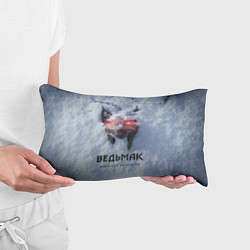 Подушка-антистресс Волк на снегу Ведьмак 4, цвет: 3D-принт — фото 2