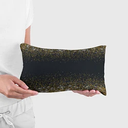 Подушка-антистресс Золотые блестки на темном фоне Сияющий глиттер, бл, цвет: 3D-принт — фото 2