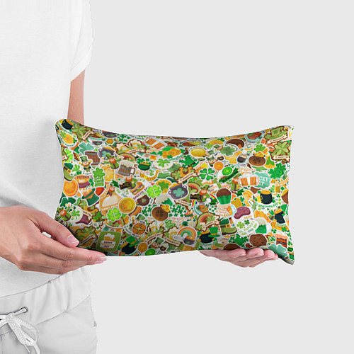 Подушка-антистресс Стикербомбинг ко дню Св Патрика / 3D-принт – фото 3