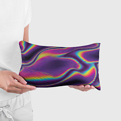 Подушка-антистресс Neon fashion pattern Wave, цвет: 3D-принт — фото 2