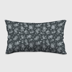 Подушка-антистресс Морские Котики: Черный, цвет: 3D-принт