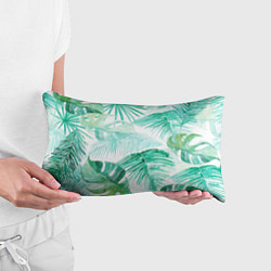 Подушка-антистресс Цветы Тропическая Акварель, цвет: 3D-принт — фото 2