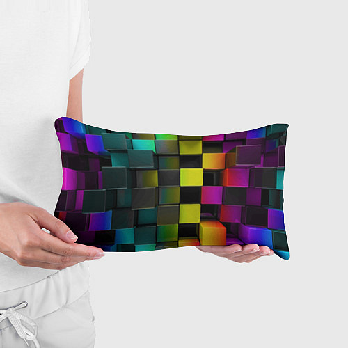 Подушка-антистресс Colored Geometric 3D pattern / 3D-принт – фото 3