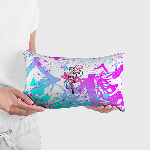 Подушка-антистресс JINX ДЖИНКС НЕОНОВЫЕ БРЫЗГИ / 3D-принт – фото 3