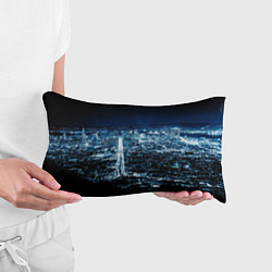 Подушка-антистресс Ночной город night city, цвет: 3D-принт — фото 2