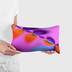 Подушка-антистресс Абстрактная красочная композиция Лето Abstract col, цвет: 3D-принт — фото 2