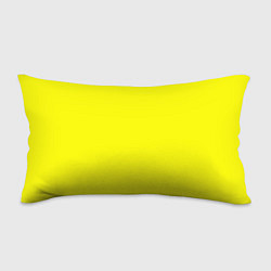Подушка-антистресс Однотонный неоновый лимонный желтый тон, цвет: 3D-принт