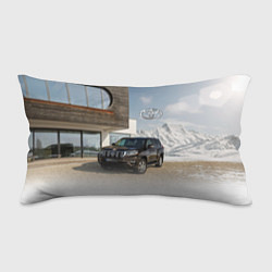 Подушка-антистресс Тoyota Land Cruiser Prado у горного коттеджа Mount, цвет: 3D-принт