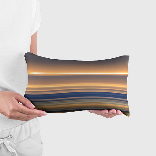 Подушка-антистресс Цветные линии colored lines / 3D-принт – фото 3