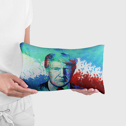 Подушка-антистресс Дональд Трамп арт / 3D-принт – фото 3