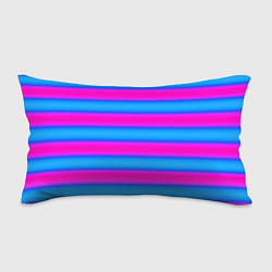 Подушка-антистресс Striped pattern яркий неоновый полосатый узор, цвет: 3D-принт
