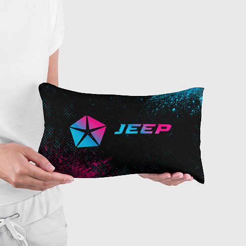 Подушка-антистресс Jeep Neon Gradient / 3D-принт – фото 3