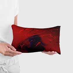 Подушка-антистресс Абстрактная краски и фигура - Красный, цвет: 3D-принт — фото 2