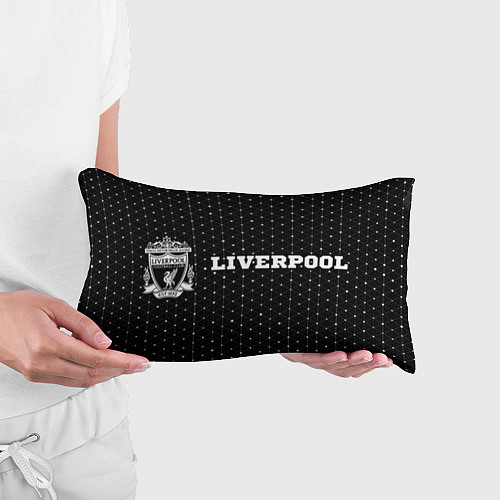 Подушка-антистресс Liverpool Sport Style на темном фоне / 3D-принт – фото 3