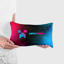 Подушка-антистресс Minecraft - Neon Gradient, цвет: 3D-принт — фото 2