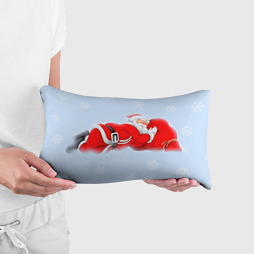 Подушка-антистресс Санта сладко спит / 3D-принт – фото 3