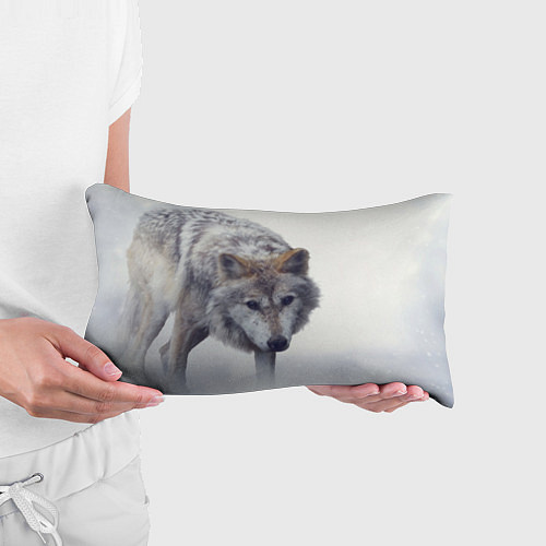 Подушка-антистресс Волк зимой / 3D-принт – фото 3