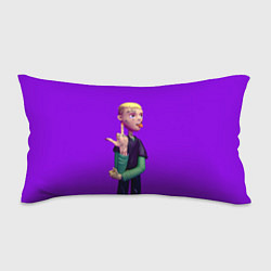 Подушка-антистресс Lil Peep На Фиолетовом Фоне, цвет: 3D-принт