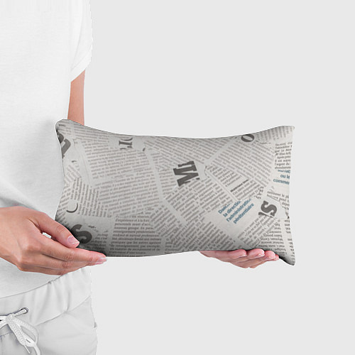 Подушка-антистресс Белая газета / 3D-принт – фото 3
