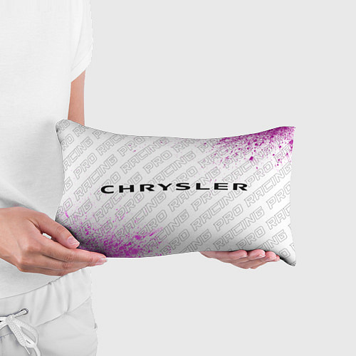 Подушка-антистресс Chrysler pro racing: надпись и символ / 3D-принт – фото 3