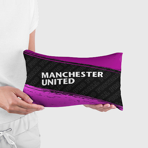 Подушка-антистресс Manchester United pro football: надпись и символ / 3D-принт – фото 3