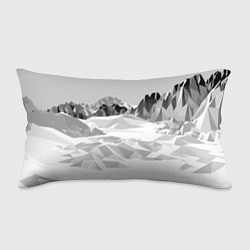 Подушка-антистресс Полигональные стилизованные горы - вершина, цвет: 3D-принт