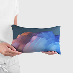 Подушка-антистресс Волнообразные абстрактные субстанции, цвет: 3D-принт — фото 2