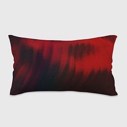 Подушка-антистресс Красные абстрактные волны во тьме, цвет: 3D-принт