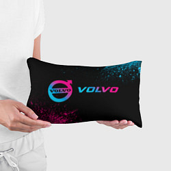 Подушка-антистресс Volvo - neon gradient: надпись и символ, цвет: 3D-принт — фото 2