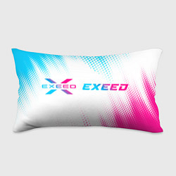 Подушка-антистресс Exeed neon gradient style: надпись и символ, цвет: 3D-принт