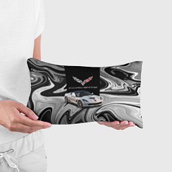 Подушка-антистресс Chevrolet Corvette - Motorsport - Racing team, цвет: 3D-принт — фото 2