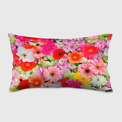 Подушка-антистресс Colorful chrysanthemums, цвет: 3D-принт