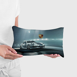 Подушка-антистресс Porsche - racing route - motorsport, цвет: 3D-принт — фото 2