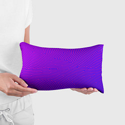 Подушка-антистресс Фиолетовые линии, цвет: 3D-принт — фото 2
