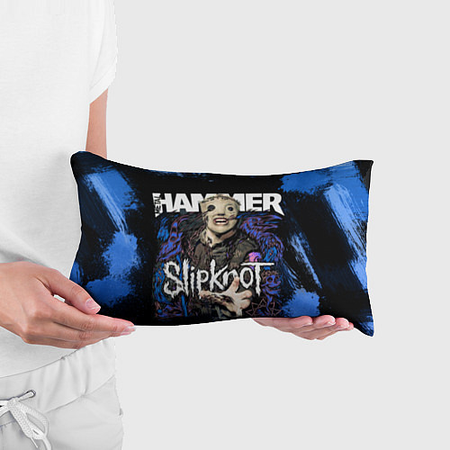 Подушка-антистресс Slipknot hammer blue / 3D-принт – фото 3