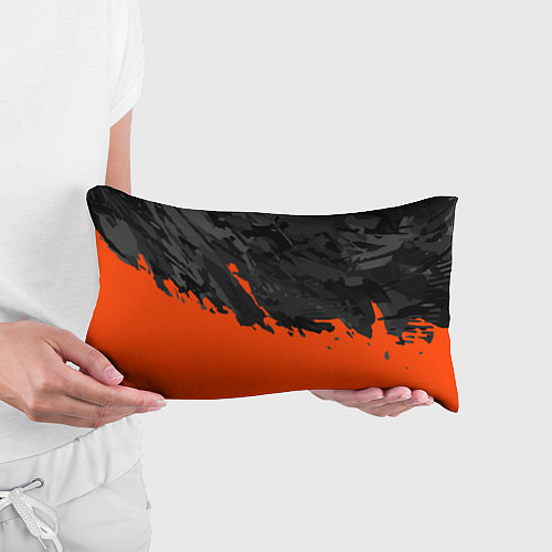 Подушка-антистресс Black & Orange / 3D-принт – фото 3