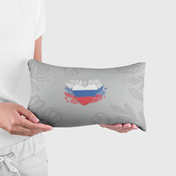 Подушка-антистресс Россия сердце, цвет: 3D-принт — фото 2
