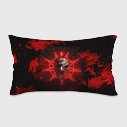 Подушка-антистресс Slipknot red satan star, цвет: 3D-принт