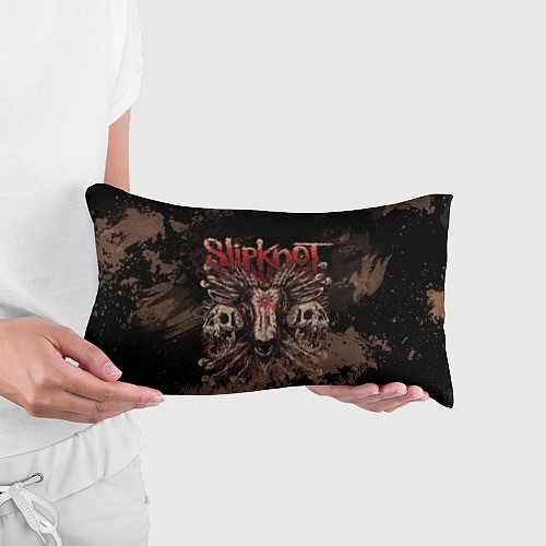 Подушка-антистресс Slipknot skull / 3D-принт – фото 3
