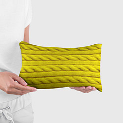 Подушка-антистресс Жёлтый свитер - Осень-Зима 2028, цвет: 3D-принт — фото 2