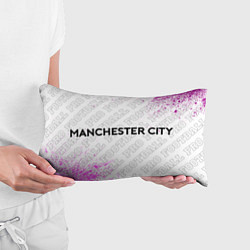 Подушка-антистресс Manchester City pro football: надпись и символ, цвет: 3D-принт — фото 2