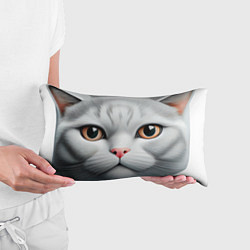 Подушка-антистресс Нейросеть: британский кот-подушка, цвет: 3D-принт — фото 2