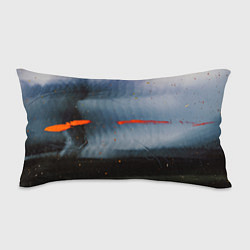 Подушка-антистресс Абстрактный синий туман и мазки красок, цвет: 3D-принт