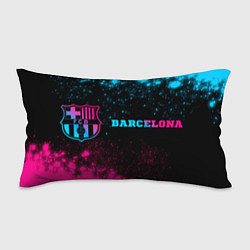 Подушка-антистресс Barcelona - neon gradient: надпись и символ, цвет: 3D-принт