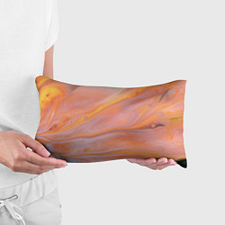 Подушка-антистресс Оранжевая река и краски, цвет: 3D-принт — фото 2