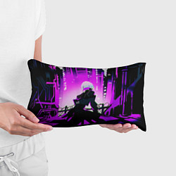 Подушка-антистресс Люси нетраннер - фиолетовый, цвет: 3D-принт — фото 2