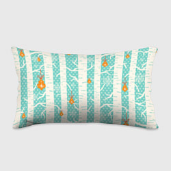 Подушка-антистресс Новогодние берёзки, цвет: 3D-принт