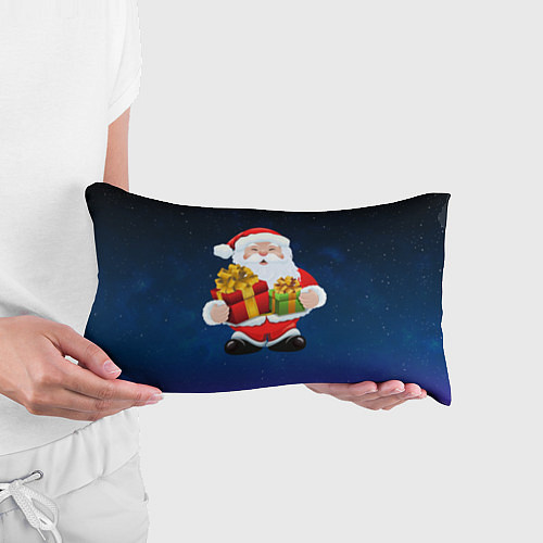 Подушка-антистресс Санта Клаус с двумя подарками / 3D-принт – фото 3