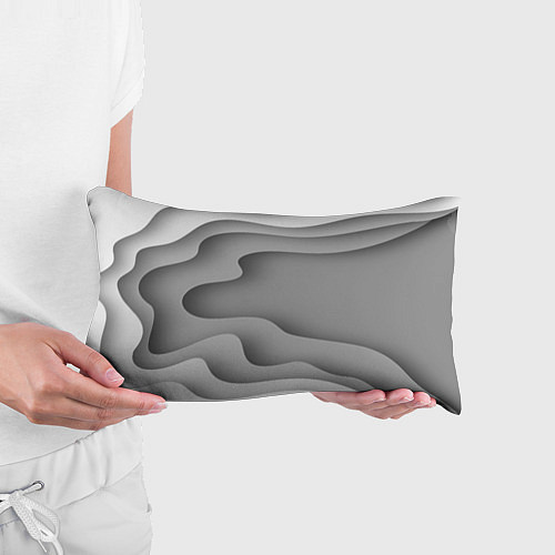 Подушка-антистресс Множество оттенков серого в разломе / 3D-принт – фото 3