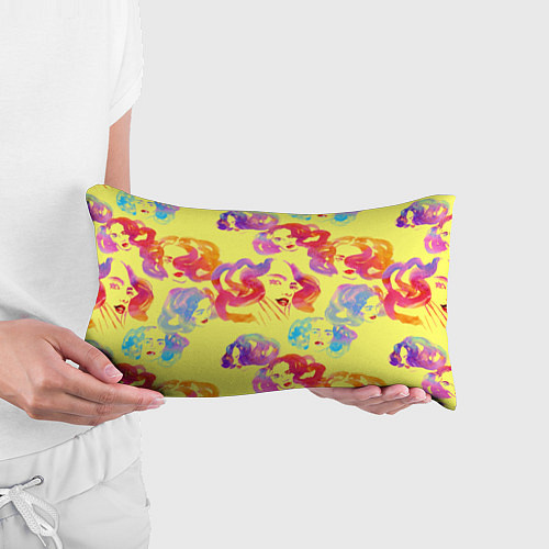 Подушка-антистресс Радужные девушки / 3D-принт – фото 3